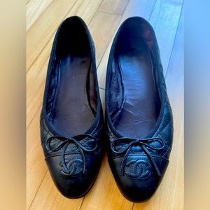Chanel Quilted Ballet Flats